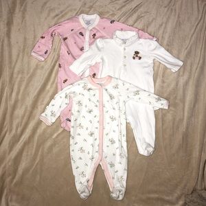 Ralph Lauren Footed One-Piece for baby Girl